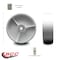 Service Caster SCC-6" Semi Steel Cast Iron Wheel Only w/Roller Bearing -1/2" Bore-1200 lbs Cpty SCC-SSR620 - alternate 4